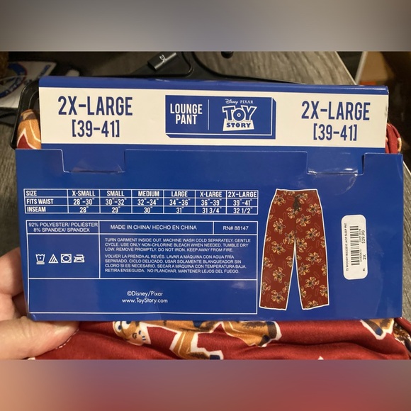 Disneys Pixar Toy Story Woody Lounge Pants - Picture 7 of 9